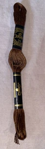DMC Embroidery Floss #898 Brown Made in France - Picture 1 of 4