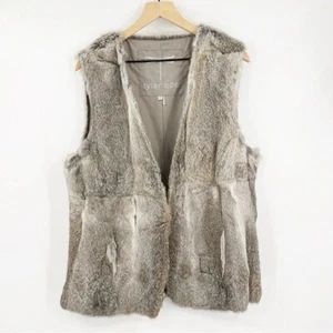 Gilet Tyler Boe vera pelliccia di coniglio taglia XL classico vecchio denaro elegante - Foto 1 di 6