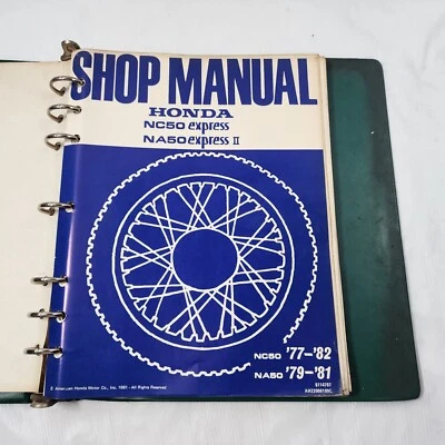 Руководство по ремонту сервисной мастерской Honda 1977 - 1982 NC50 NA50 Express 6114707 - Изображение 1 из 4