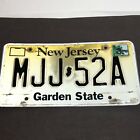 Vintage New Jersey License PLATE MJJ 52A Garden State Man Cave Decor