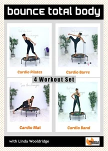 BARLATES BOUNCE TOTAL BODY REBOUNDING WORKOUTS EXERCISE DVD LINDA WOOLDRIDGE NEW - Picture 1 of 2