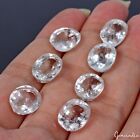 46.70 Ct/7 Pcs Natural Unheated Brazilian White Topaz Oval Cut Gems Lot For Ring