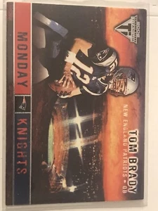 2002 STOCK PRIVATO TITANIO TOM BRADY MONDAY KNIGHTS INSERTO Patriots The Goat - Foto 1 di 2