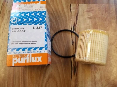 Purflux Filtres L337, Oil Filter Peugeot Citroen 206/307 - NEW - Image 1 of 4