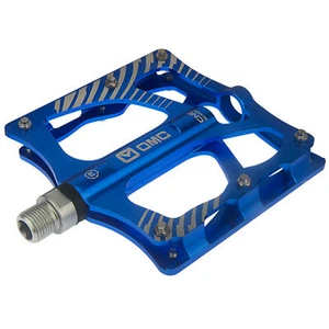 OMC-307BL 9/16" Aluminum Platform Mountain Bike Pedals 3 Sealed Bearing MTB BMX - Picture 1 of 7