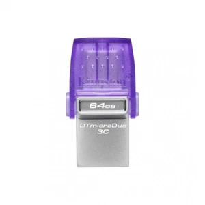 Kingston Flash 64Gb USB 3.2 Datatraveler Microduo 3C - Zdjęcie 1 z 3