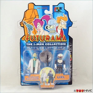 Futurama The I-Men Collection Professor Farnsworth & URL 2 Figurenpack Toynami - Bild 1 von 1