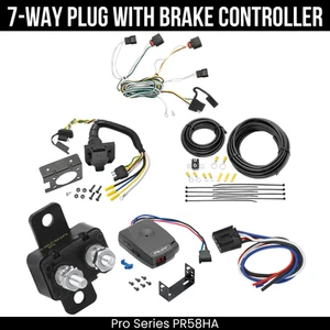 ProSeries 7Way Trailer Wiring Harness Kit + Brake Control For 2010 Dodge Journey - Picture 1 of 16