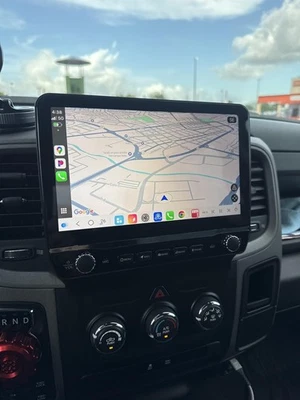Radio de coche estéreo Carplay para 2013 2014 2015 2016 2017 2018 Dodge Ram 1500 2500 Foto 1 de 4