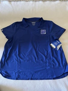 Women’s Scrubstar Performance Collar Top Blue Size XL - Picture 1 of 5