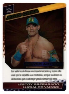 2015 Panini WWE Action Cards John Cena #12 Silver - Picture 1 of 2