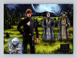2011 Topps Star Wars Galaxy Serie 6 #6 REFLEXIONES SOBRE ENDOR - Imagen 1 de 2