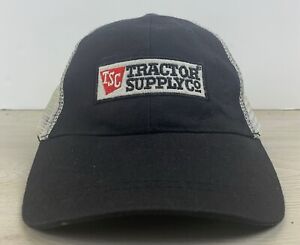 Tractor Supply Hat TSC Co Black Adjustable Adult Size Hat Baseball Hat Cap