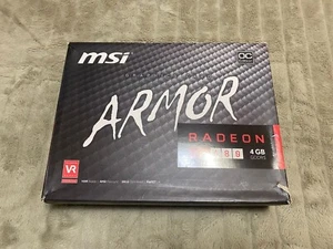 GAMING VIDEO CARD MSI Radeon RX 480 Armor RX 480 ARMOR 4G OC GDDR5 SDRAM - Picture 1 of 14