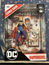 McFarlane Toys DC Injustice 2 Supergirl Action Figure Page Punchers With Comic