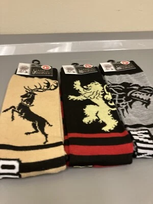 Lote de 3 pares de calcetines Juego de Tronos talla 6-12 Foto 1 de 4