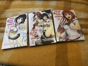 From The New World Vol.1 - 3 English Lot Manga Graphic Novel Books Like New - Picture 1 of 2
