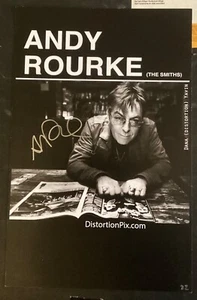 Andy Rourke - The Smiths - Signed Poster 22/100 - Picture 1 of 1