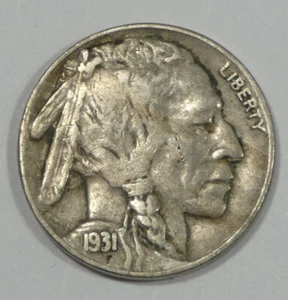 Buffalo Nickel 1931-S extra fino 5c - Imagen 1 de 4