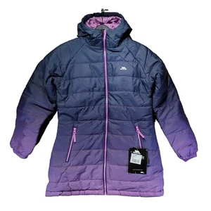 Trespass Destiny 20 Padded Jacket Cold Heat Tech Deep Pink Years 11-12 BNWT - Picture 1 of 14