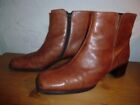 Women's boots by Gabor Lady in leather tan brown size 7 / size 40 Air Pads