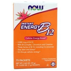 Now Instant Energy B12 75 paquetes Foto 1 de 1