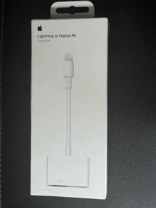 Genuine Apple Lightning to Digital AV Adapter (model MW2P3AM/A) HDMI & Lightning - Picture 1 of 4