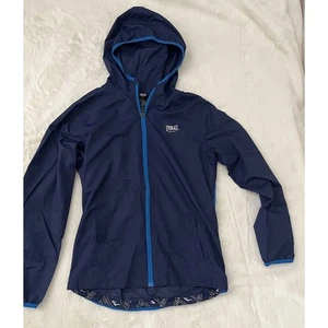 Everlast Sports Jacket Women's Youth XL Blue Full Zip Windbreaker Jacket Hoodie - Picture 1 of 7
