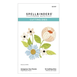 Spellbinders Die ~ GORGEOUS YOU FLORALS ~ S3-517 ~ Gorgeous You Collection - Picture 1 of 5
