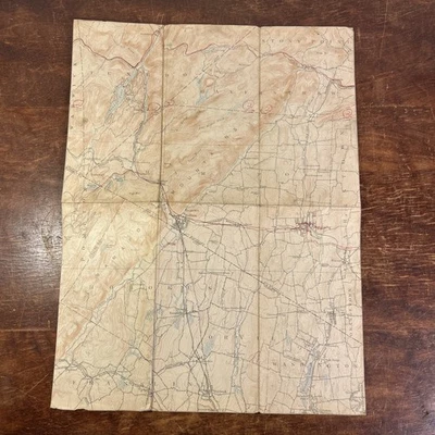 1915 Geological Survey Topographic Map New York Jersey Ramapo Suffern Mahwah - Image 1 of 4