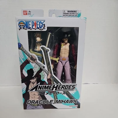 Цельная экшн-фигурка Dracule Mihawk 6,5 дюйма Bandai Namco — совершенно новая запечатанная - Изображение 1 из 4