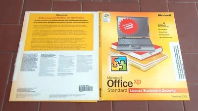 Microsoft OFFICE XP STANDARD Licenza studente e docente Versione 2002 ITA Pc - Immagine 1 di 2