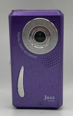 Jazz DVX50 Video Recorder With Camera Purple untested for parts or repair - Image 1 of 4