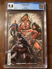 HEROES IN CRISIS #1 11/18 CGC 9.8 BROOKS VARIANT COVER WHITE PAGES NICE!!