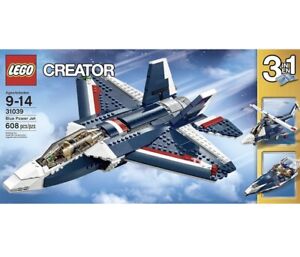 LEGO 31039 Creator Blue Power Jet Boat Helicopter - New & Sealed Box Wear