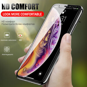 For iPhone 13 12 Pro 11 SE XR 7+ HD Clear Tempered Glass Screen Protector Shield