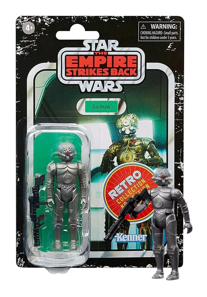 Figura Kenner Star Wars El Imperio Contraataca Zuckuss 3.75" Como Nueva en Tarjeta Foto 1 de 1