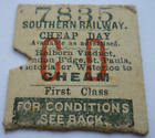 1935 Southern Holborn Viaduct St Pauls Victoria To Cheam Railway Station Ticket