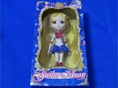 Groove Pullip Sailor Moon 20th Anniv. with Luna Plush Toy Limited Figure Doll Cover