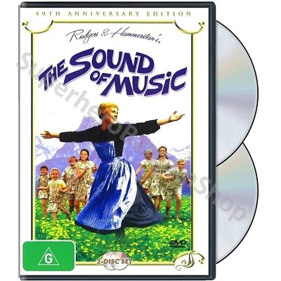 The Sound Of Music (DVD, 1965, 2-Disc) PAL Region 4 (40th Anniversary Edition) - Image 1 of 4