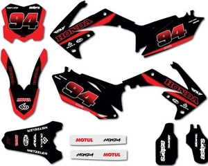 Honda CRF250R 2010 - 2013Full Custom Graphic Kit Unite Style decals. Stickers - Picture 1 of 7