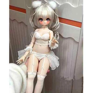 White Skin 1/4 Doll's Body Part Soft Pvc 45 Cm Height Jointed Doll Dress Up Toy - Picture 1 of 29