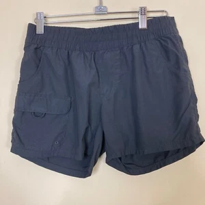 Columbia Shorts Womens 4 Charcoal Gray Black Gorpcore - Picture 1 of 8