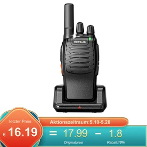 Retevis H777 Walkie Talkie Radiotelefony Bez licencji Radio ręczne ze światłem LED - Zdjęcie 1 z 10