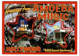 Postcard Amoeba Music Hollywood California - Picture 1 of 2