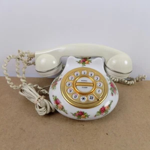 Royal Albert Old Country Roses Telephone by Astral Working Condition Phone - Picture 1 of 7