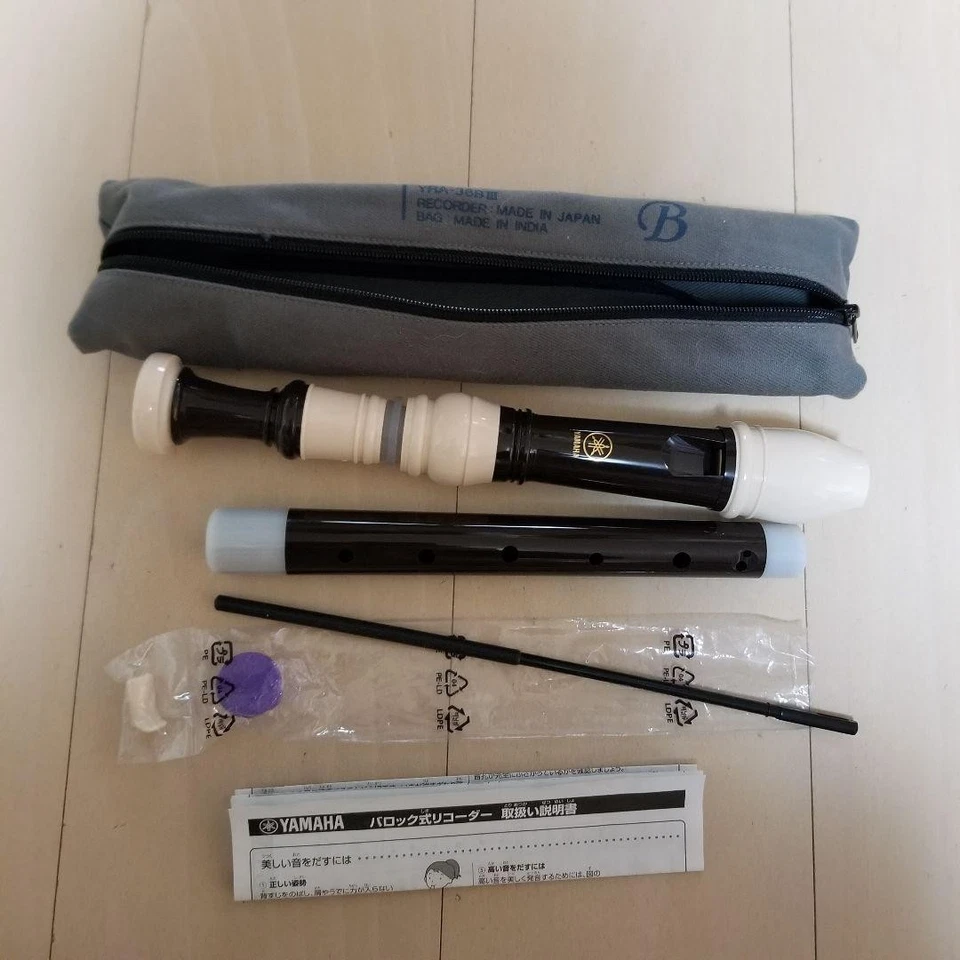 Grabadora barroca Yamaha con estuche instrumento usado AAB - Imagen 1 de 1