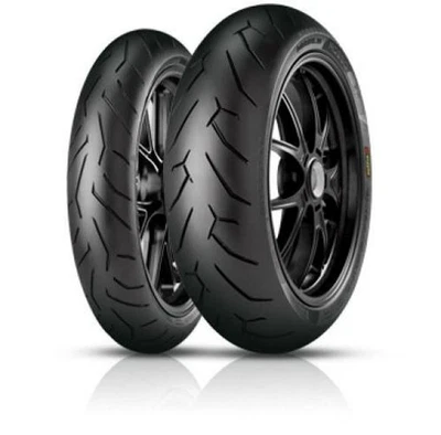 190/55 ZR17 75W Pneu Été PIRELLI Diablo Rosso II Moto - Photo 1/4