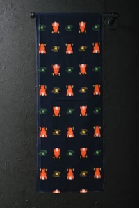 Japanese Fabric Wool Textile Vintage Kimono Antique Patch Woven 39"/KIN62/75 - Picture 1 of 10