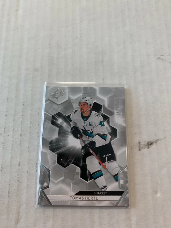 Tomas Hertl 2020-21 SPX Insert Card #67 Serial #142/299 - Image 1 of 1